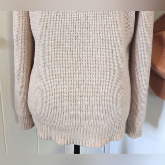 J. Crew Merino Wool Alpaca Sweater S Quiet Luxury Normcore Coastal Grandma - Picture 7 of 8
